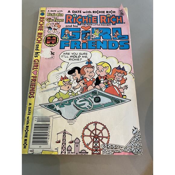 Richie Rich Girl Friends #12 - Dec 1981 - Harvey Comics - Fair Condition - Picture 1 of 7